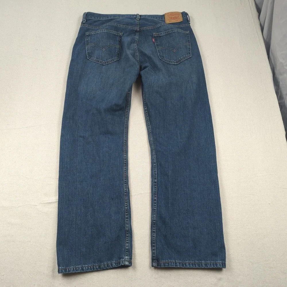 Levis Jeans Mens 36x32 Blue 569 Loose‎ Relaxed Casual Classic Baggy Western